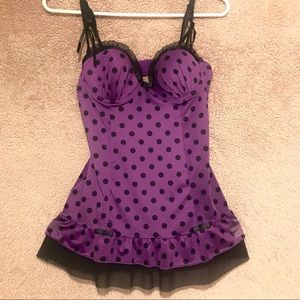 Mallgoth Bustier Slip Lingerie